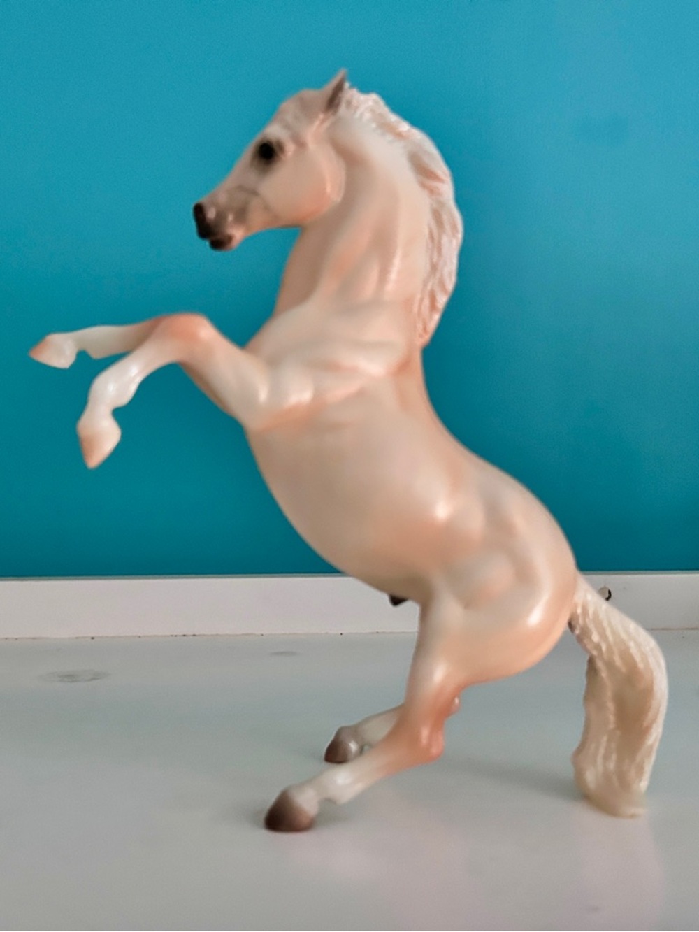 Breyer retired Cloud rearing stallion